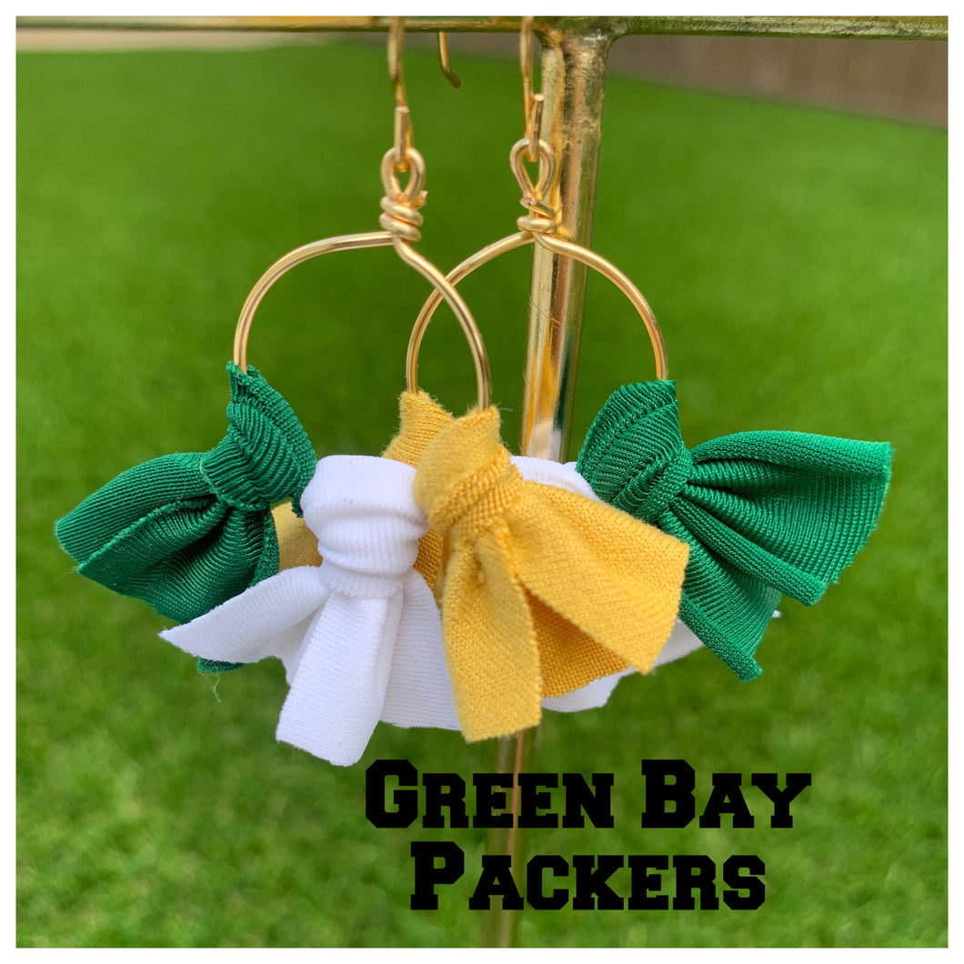 Green Bay Packers earrings