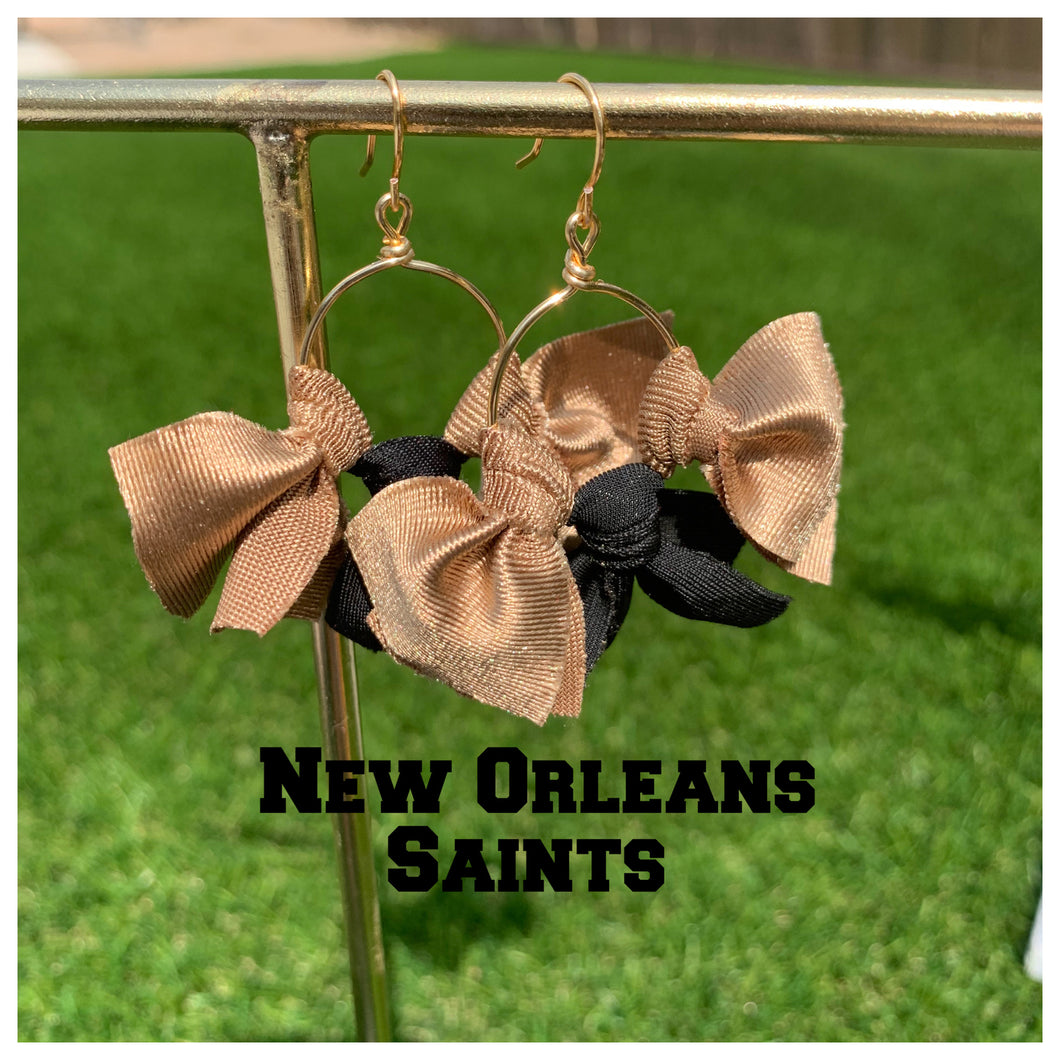 New Orleans Saints earrings ￼