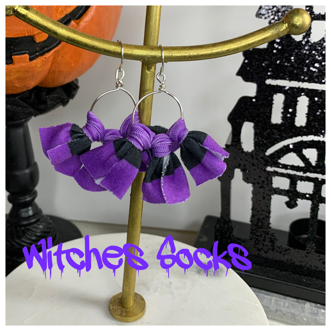 Witches Socks Earrings