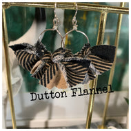 Dutton Flannel Earrings