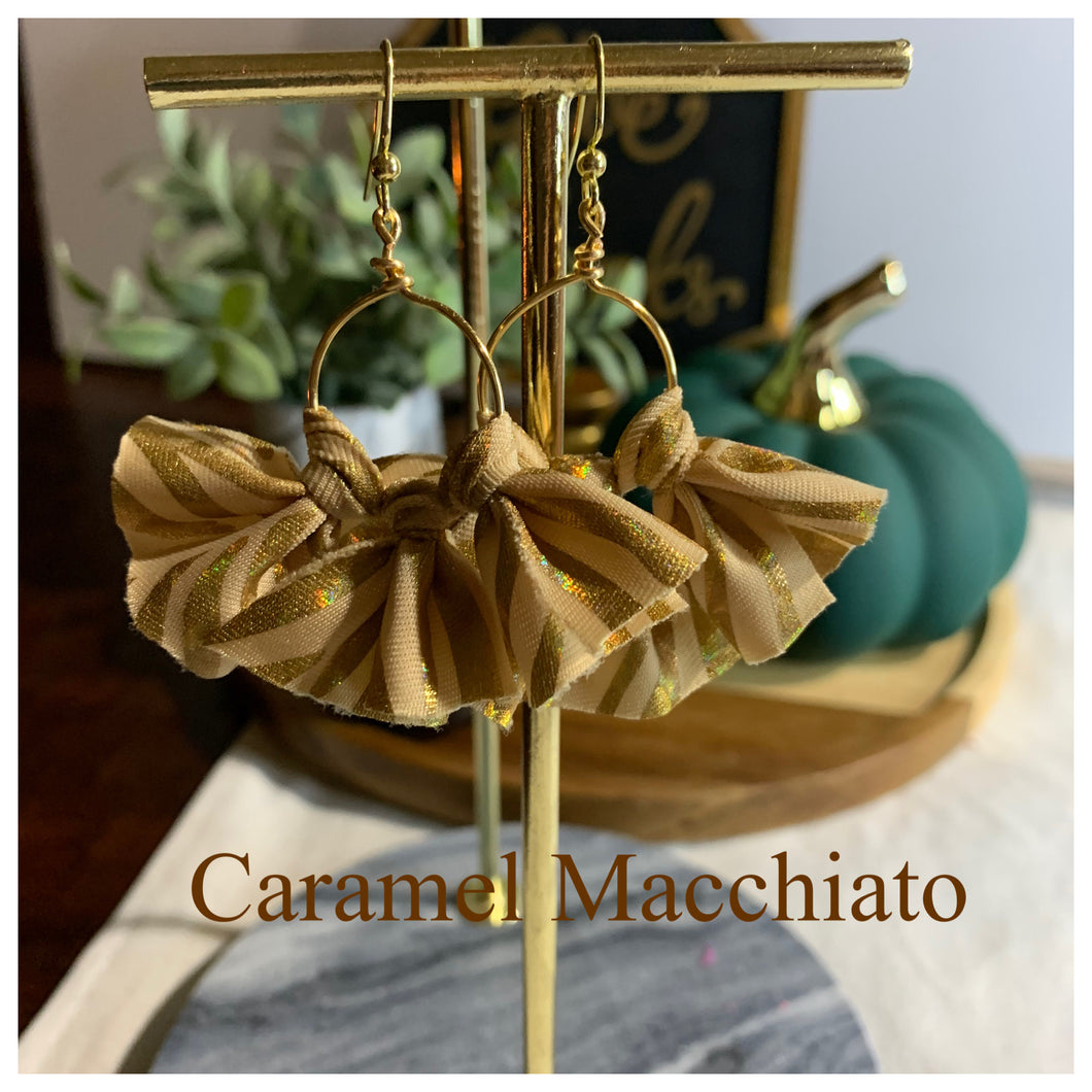 Caramel Macchiato earrings